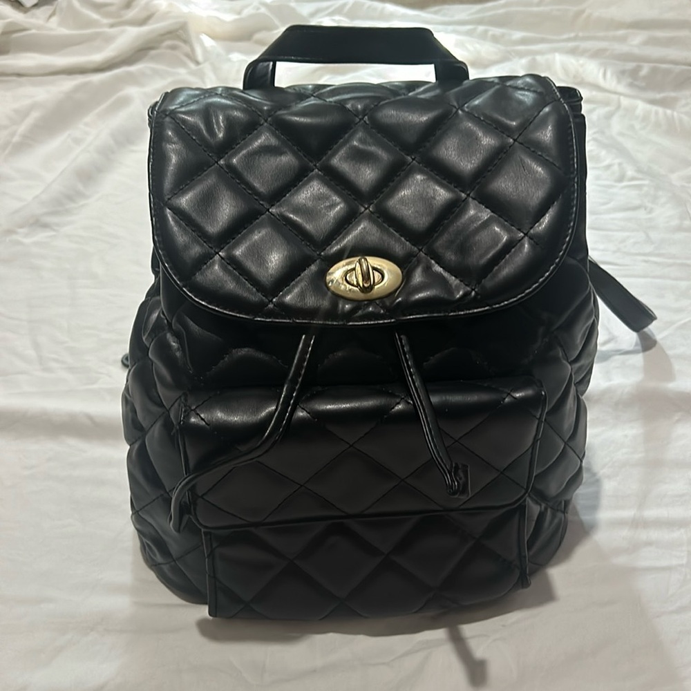 Black Quilted Forever 21 Bag